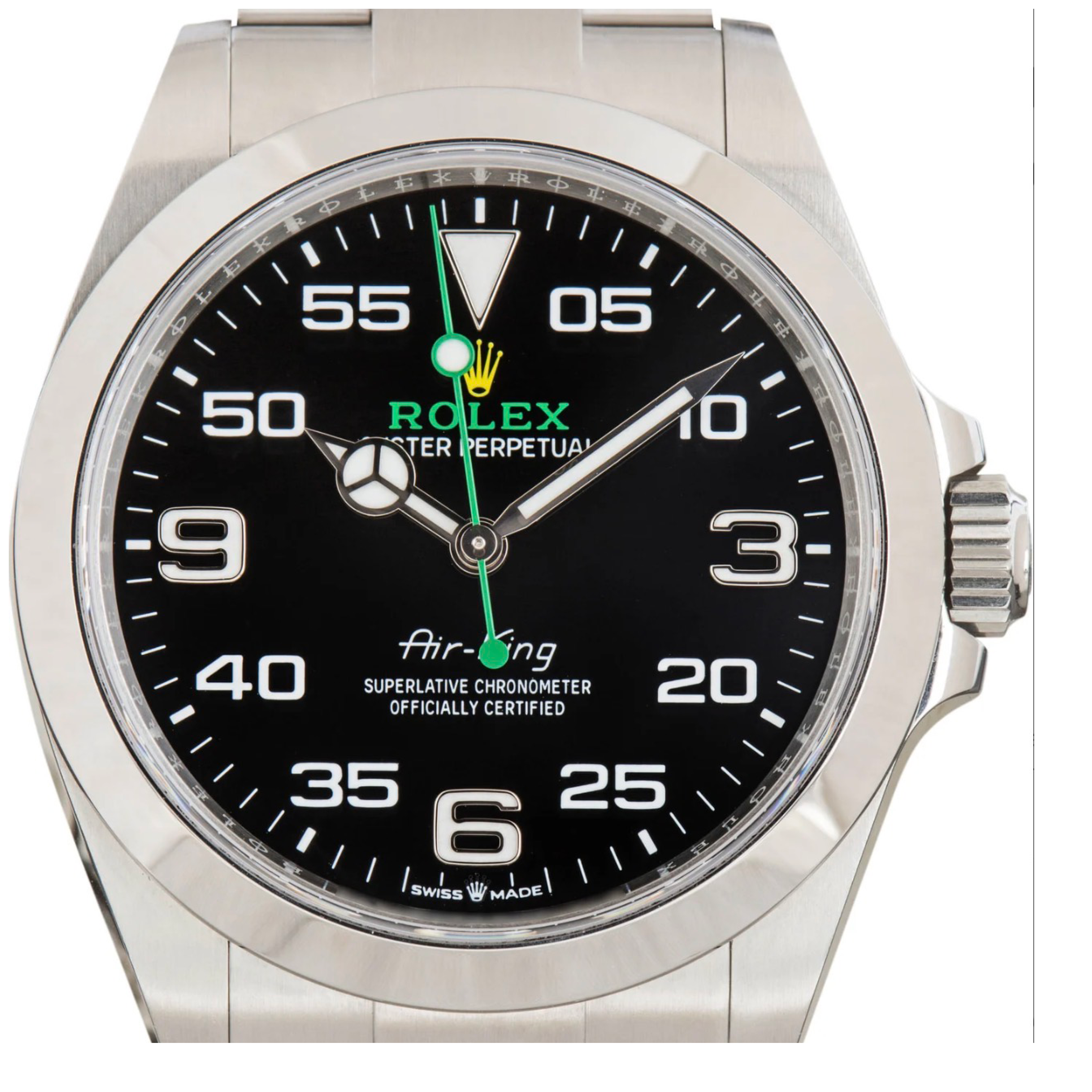 ROLEX AIR KING STAINLESS STEEL (No Papers has Box and Warranty)