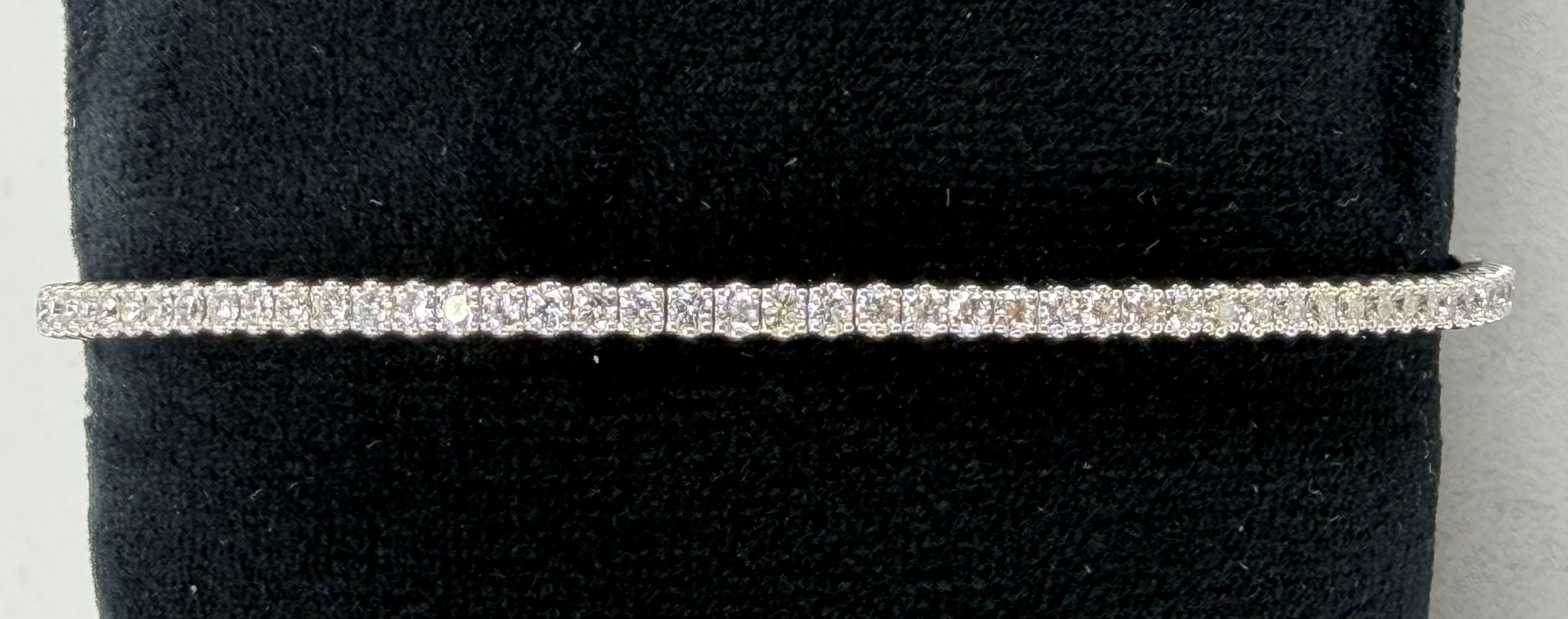14K White Gold Diamond Flex Bracelet &ndash; 1.00 CTW