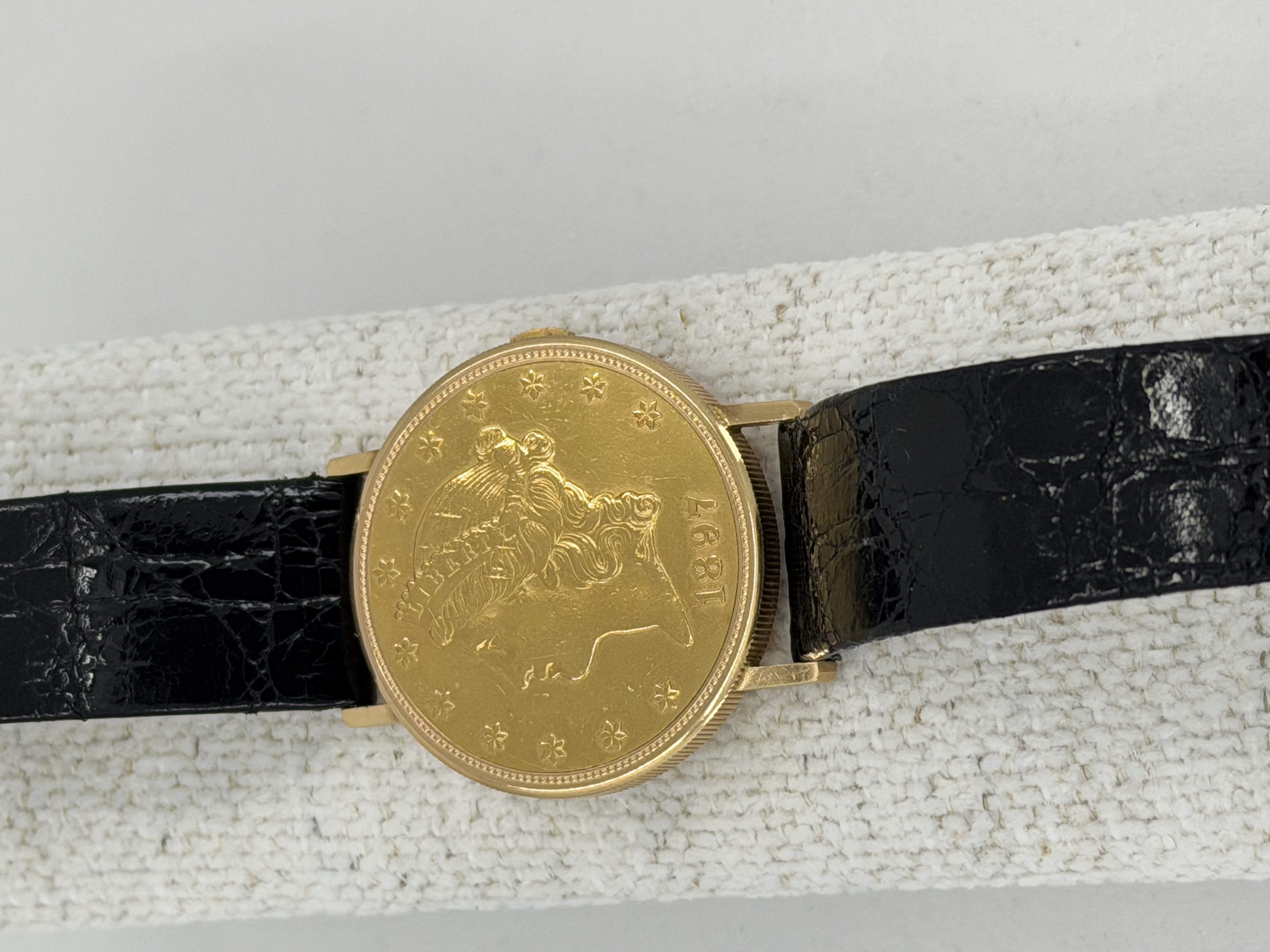 BAUME & MERCIER GOLD COIN WATCH