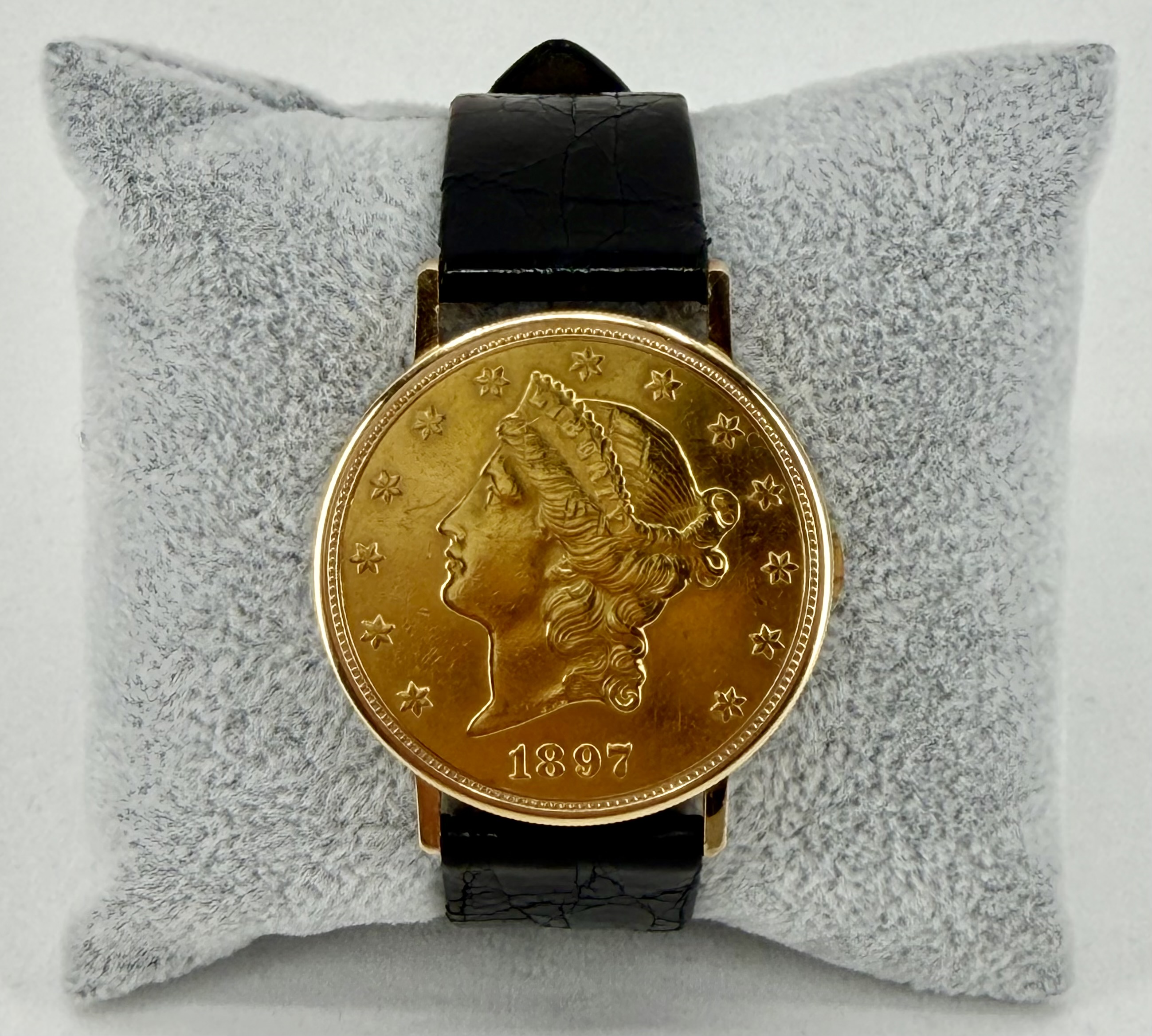 14K Yellow Gold Baume & Mercier Coin Watch