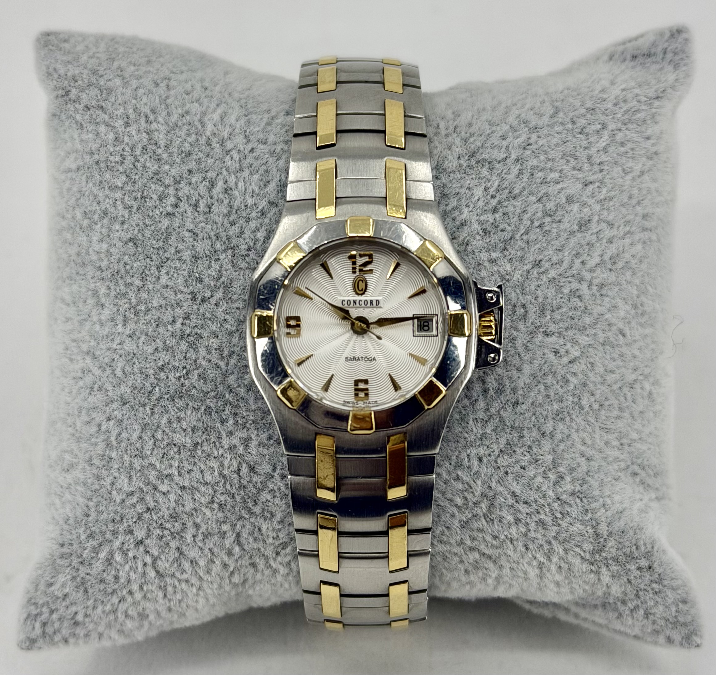 Concord Saratoga Two-Tone Watch &ndash; Stainless Steel & 18K Yellow Gold