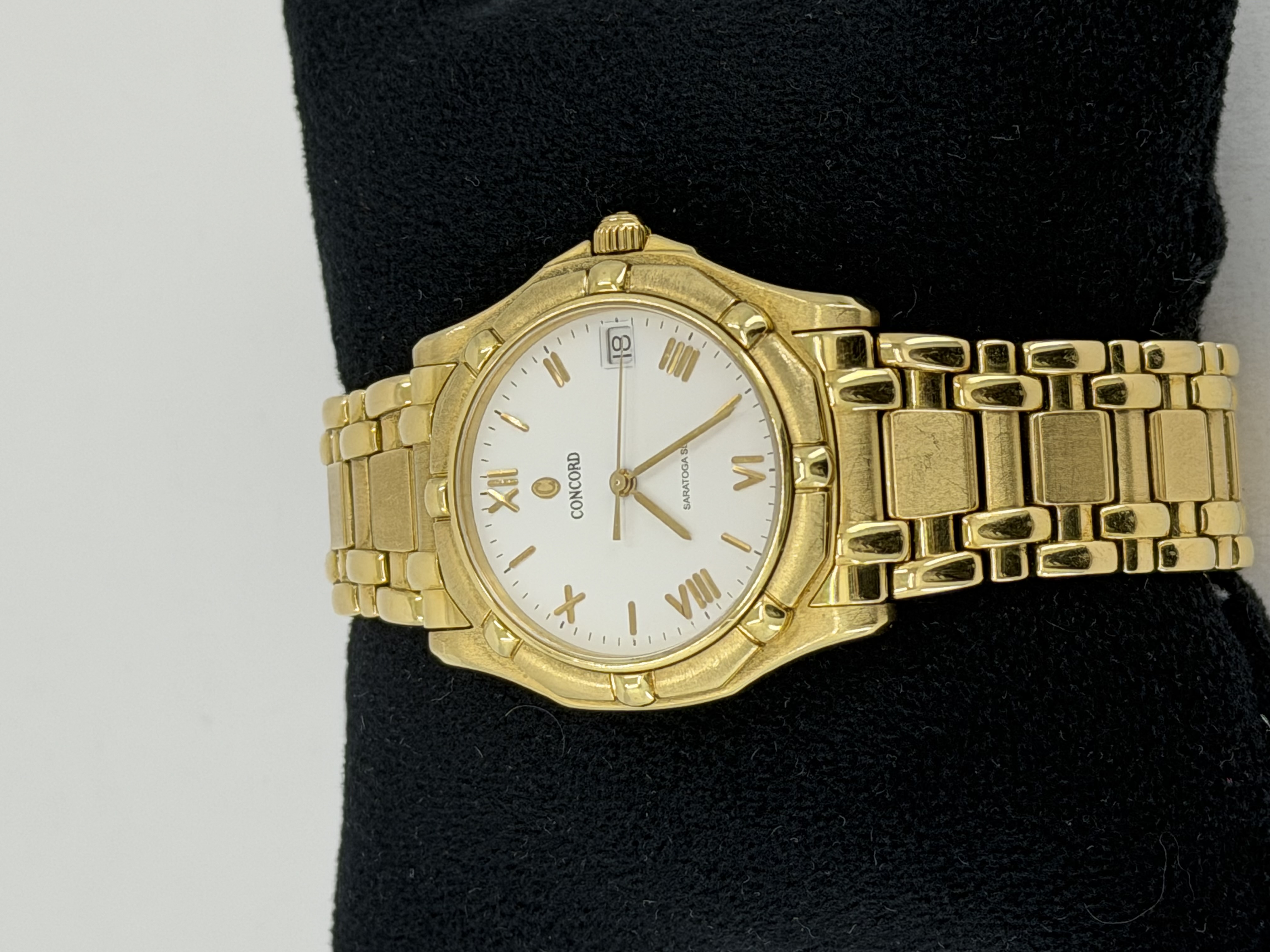 GENTS CONCORD 18KYG BRACELET