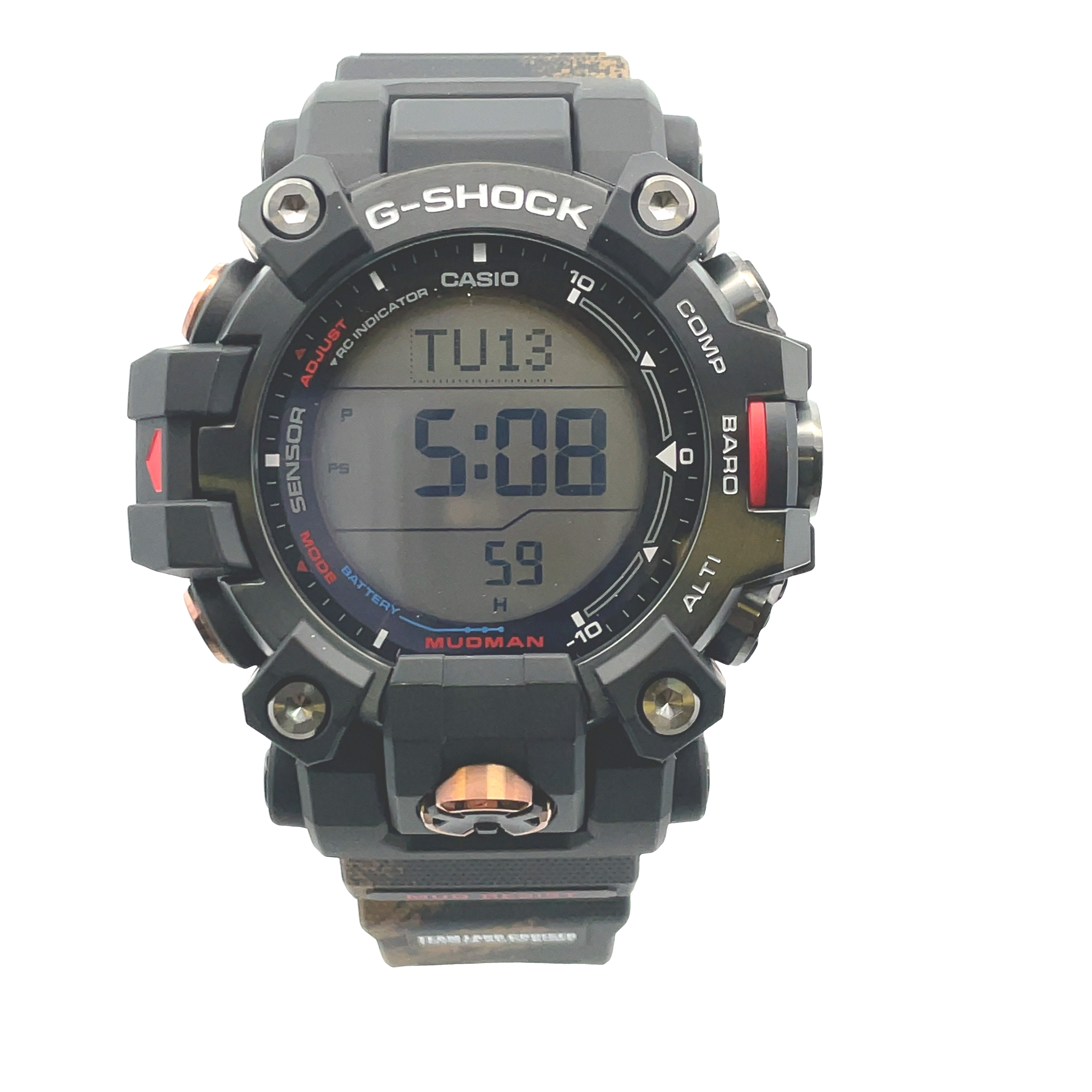 CASIO G-SHOCK DIGITAL SOLAR LAND CRUISER BLACK RESIN WATCH