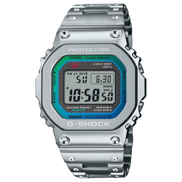 CASIO G-SHOCK DIGITAL SOLAR BRACELET WATCH STAINLESS