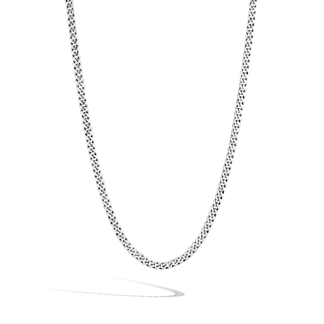 JOHN HARDY 3.9MM SILVER CURB CHAIN 20