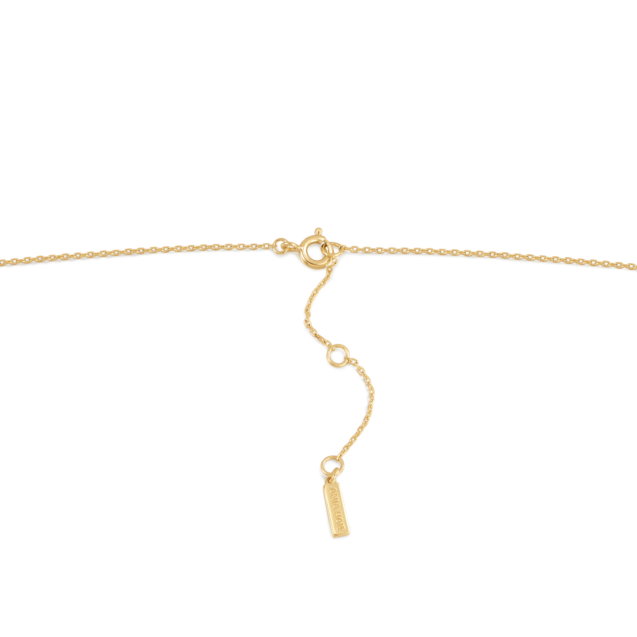 ANIA HAIE GOLD MINI LINK CHARM CHAIN NECKLACE