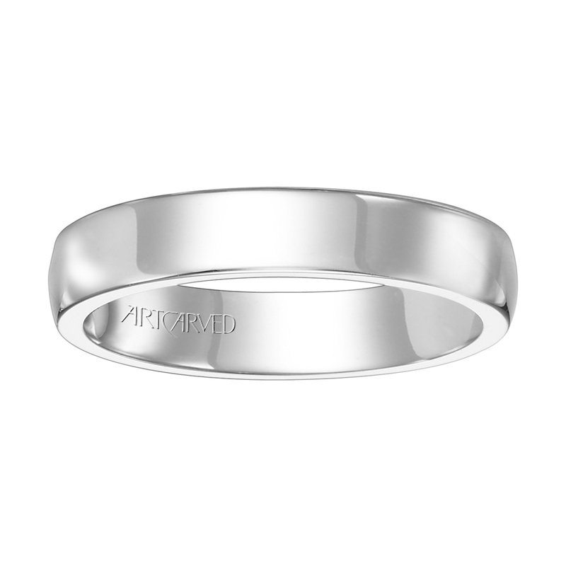 ARTCARVED 4MM LOW DOME POLISHED BAND SIZE 7 14KW
