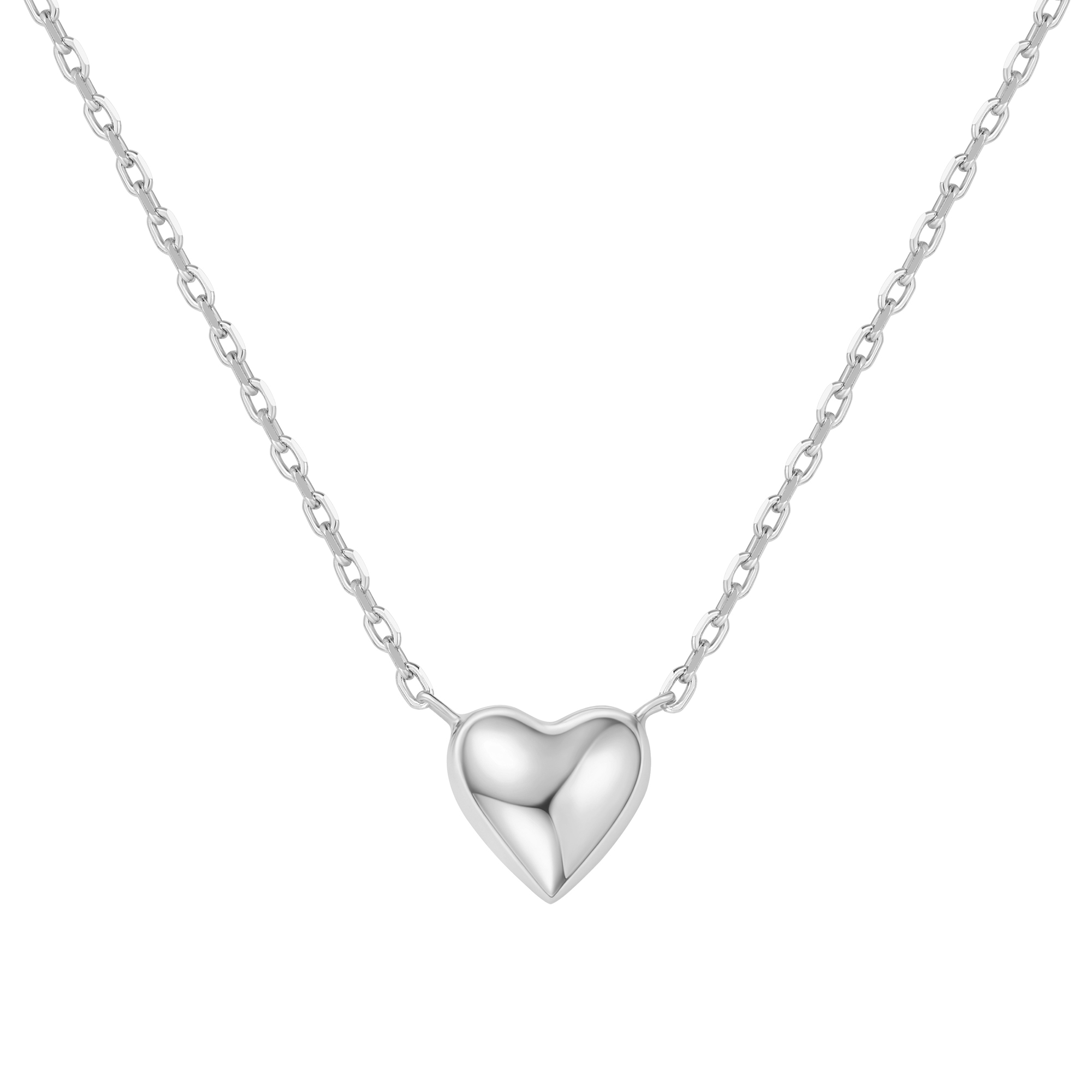 ANIA HAIE SILVER SWEETHEART NECKLACE