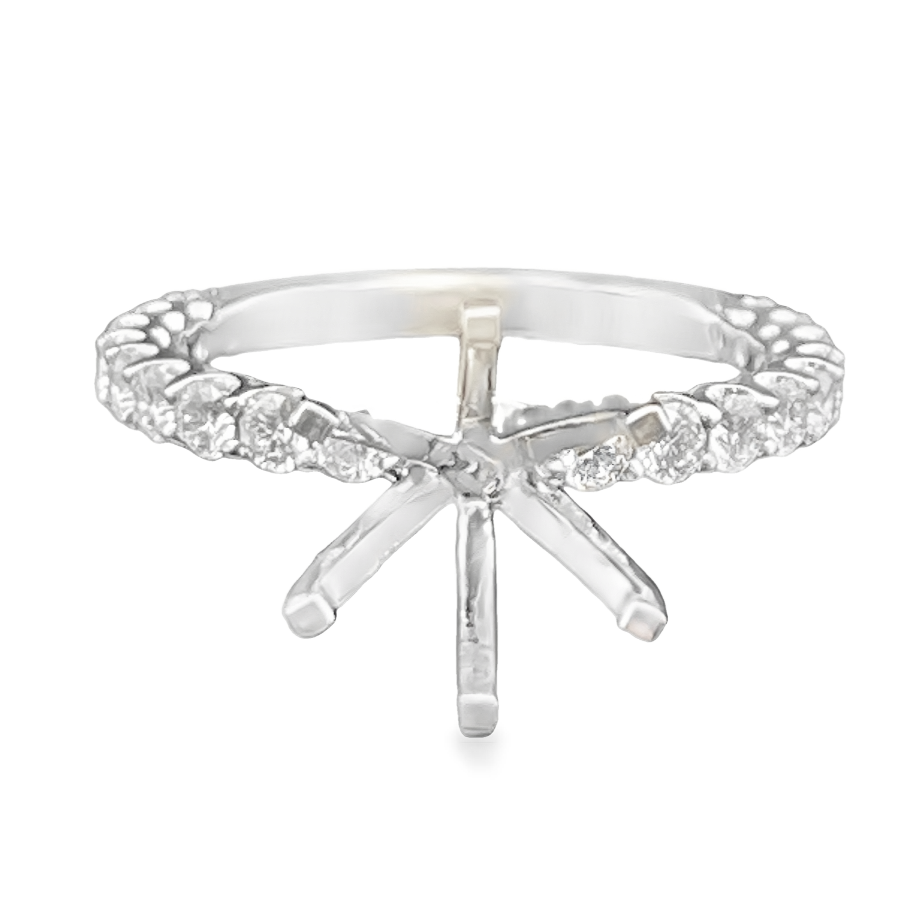 18D=.34CTW SEMI-MT RING 14KW