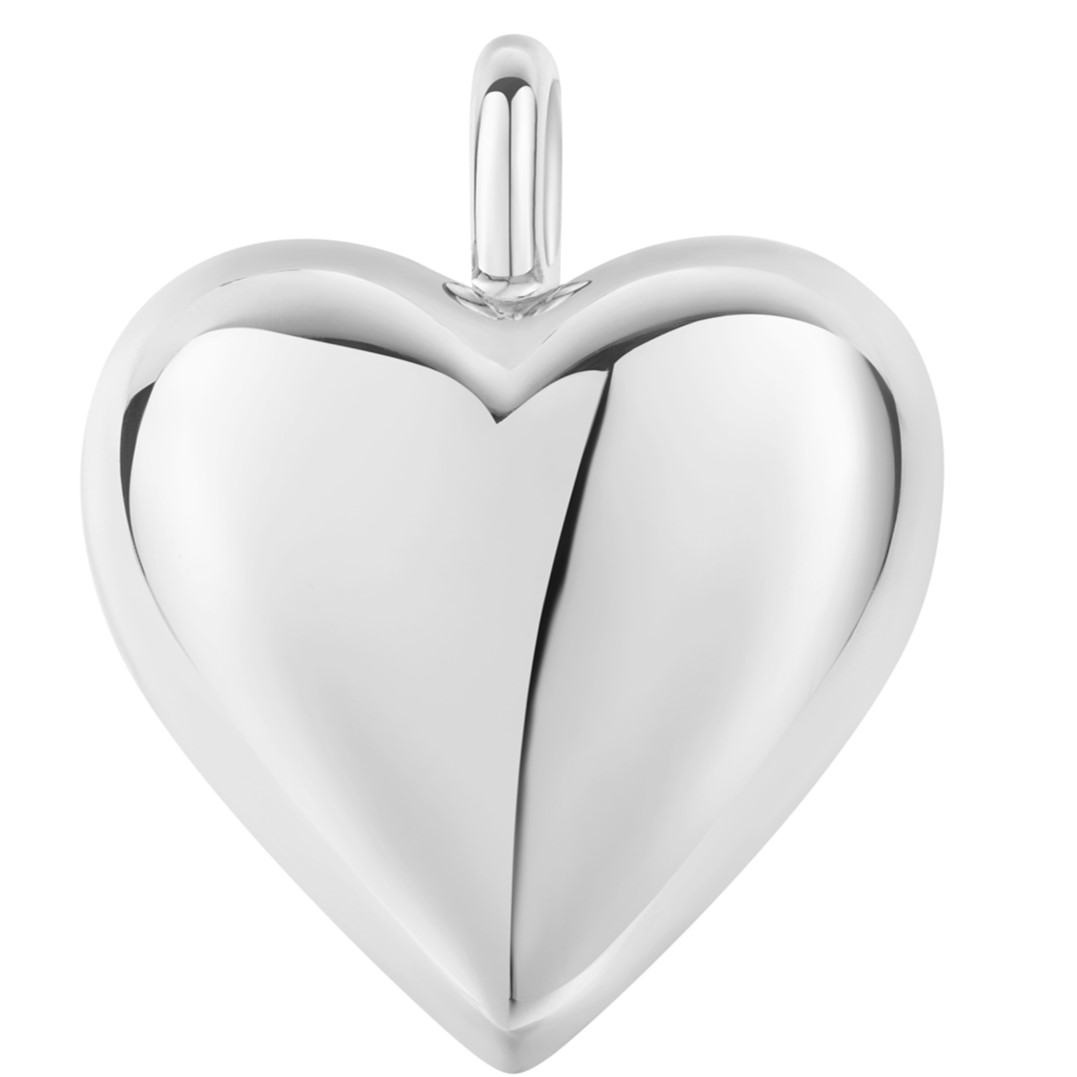 ANIA HAIE SILVER DOME HEART CHARM