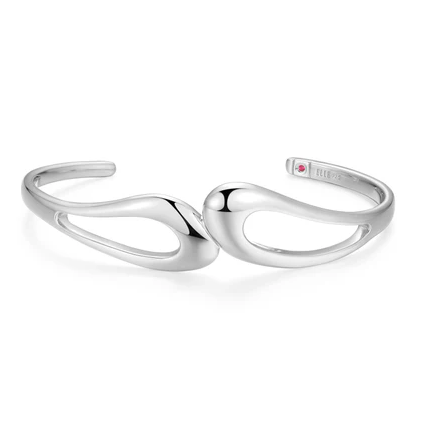 ELLE OASIS 6.5" SILVER CUFF
