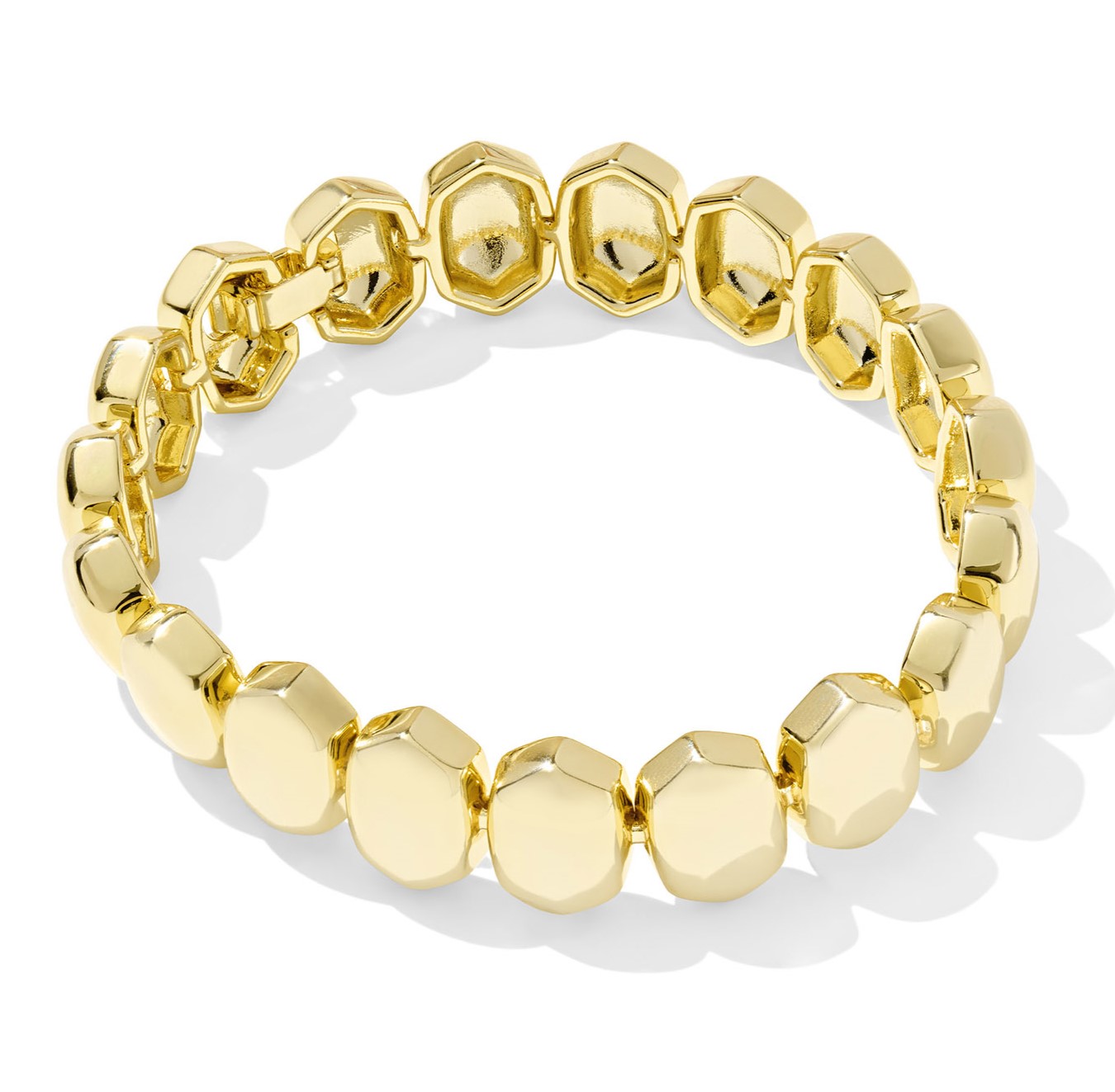 KENDRA SCOTT KAITLIN GOLD TONE CHAIN BRACELET M/L