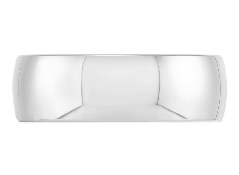 HALF ROUND COMFORT FIT BAND 14KW SZ 11