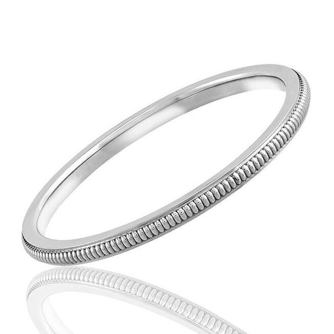 1.5MM RAISED MILGRAIN BAND 14KW SZ 6