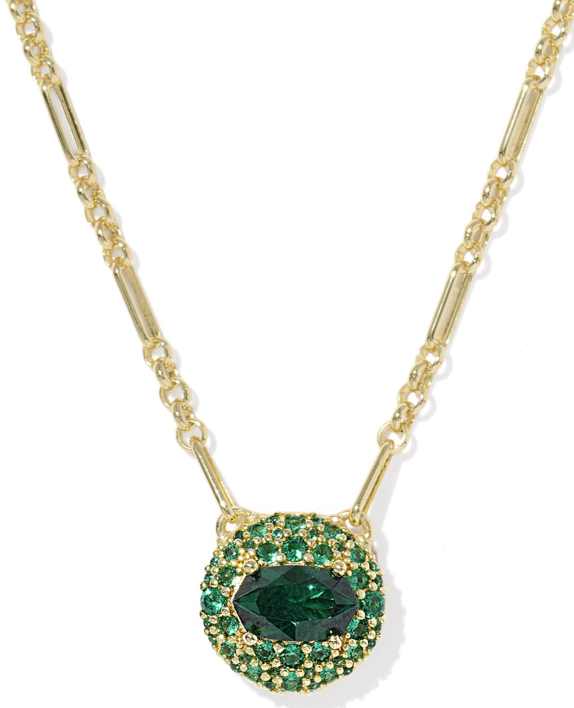 KENDRA SCOTT BELLA SHORT NCK YELLOW W/DARK GREEN