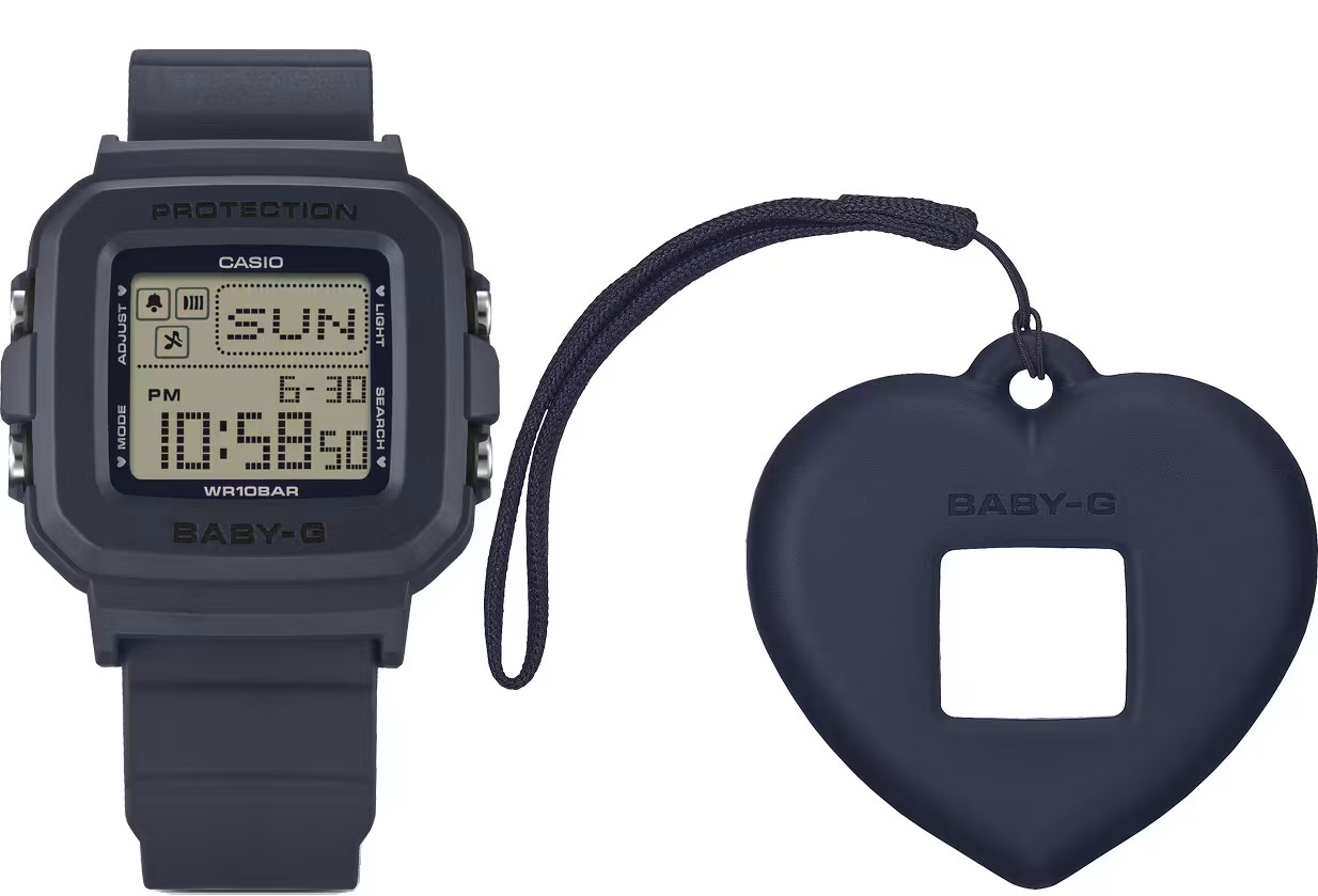 CASIO BABY G-SHOCK DIGITAL NAVY RESIN WATCH