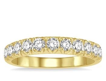 .50CTW 11 ROUND DIAMOND LDS ANNIVERSARY BAND 14KY