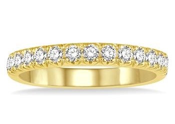 .50CTW 15 ROUND DIAMOND LDS ANNIVERSARY BAND 14KY