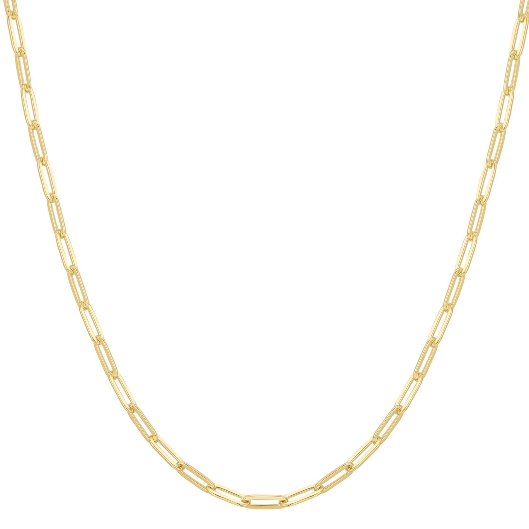 ANIA HAIE GOLD PAPER-CLIP CHAIN NECKLACE