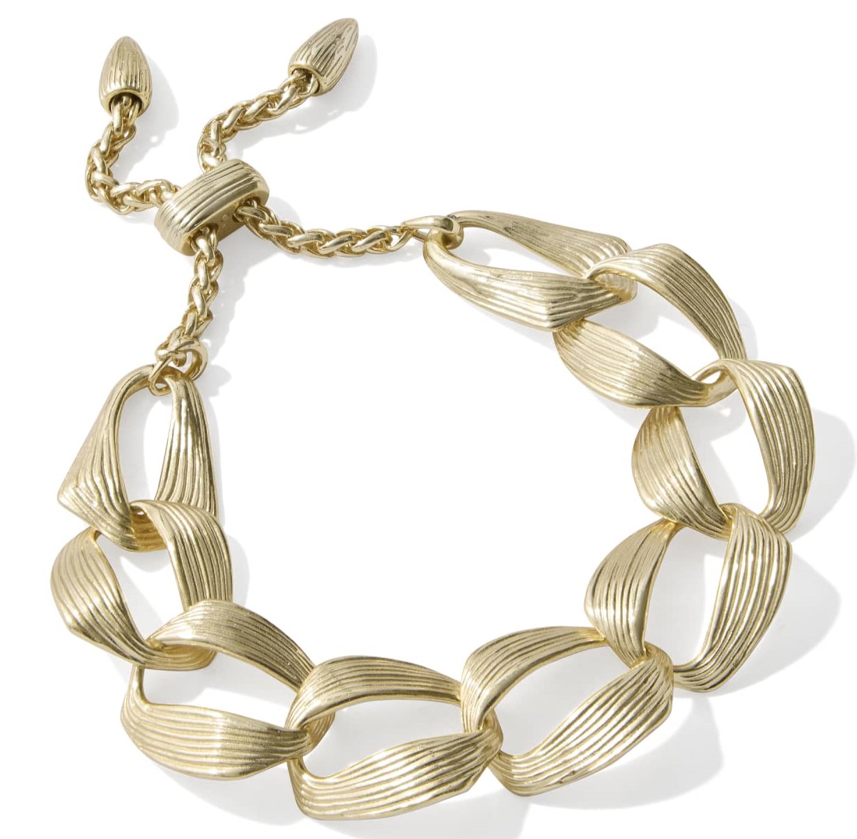 KENDRA SCOTT KIRA GOLD TONE CHAIN BRACELET