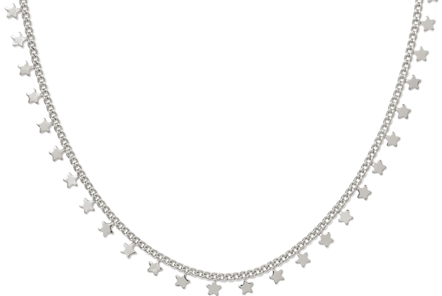 KENDRA SCOTT PARKER STARFISH RHODIUM STRAND NECKLACE