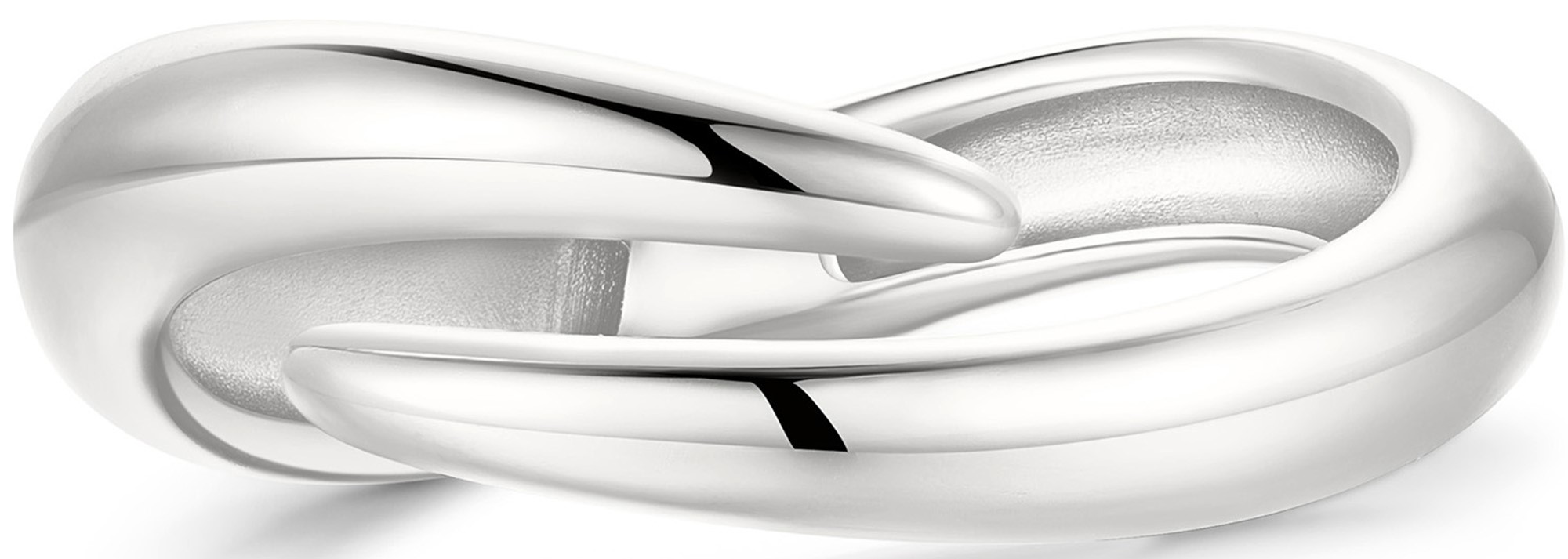 ANIA HAIE SPIRAL ADJUSTABLE SILVER RING