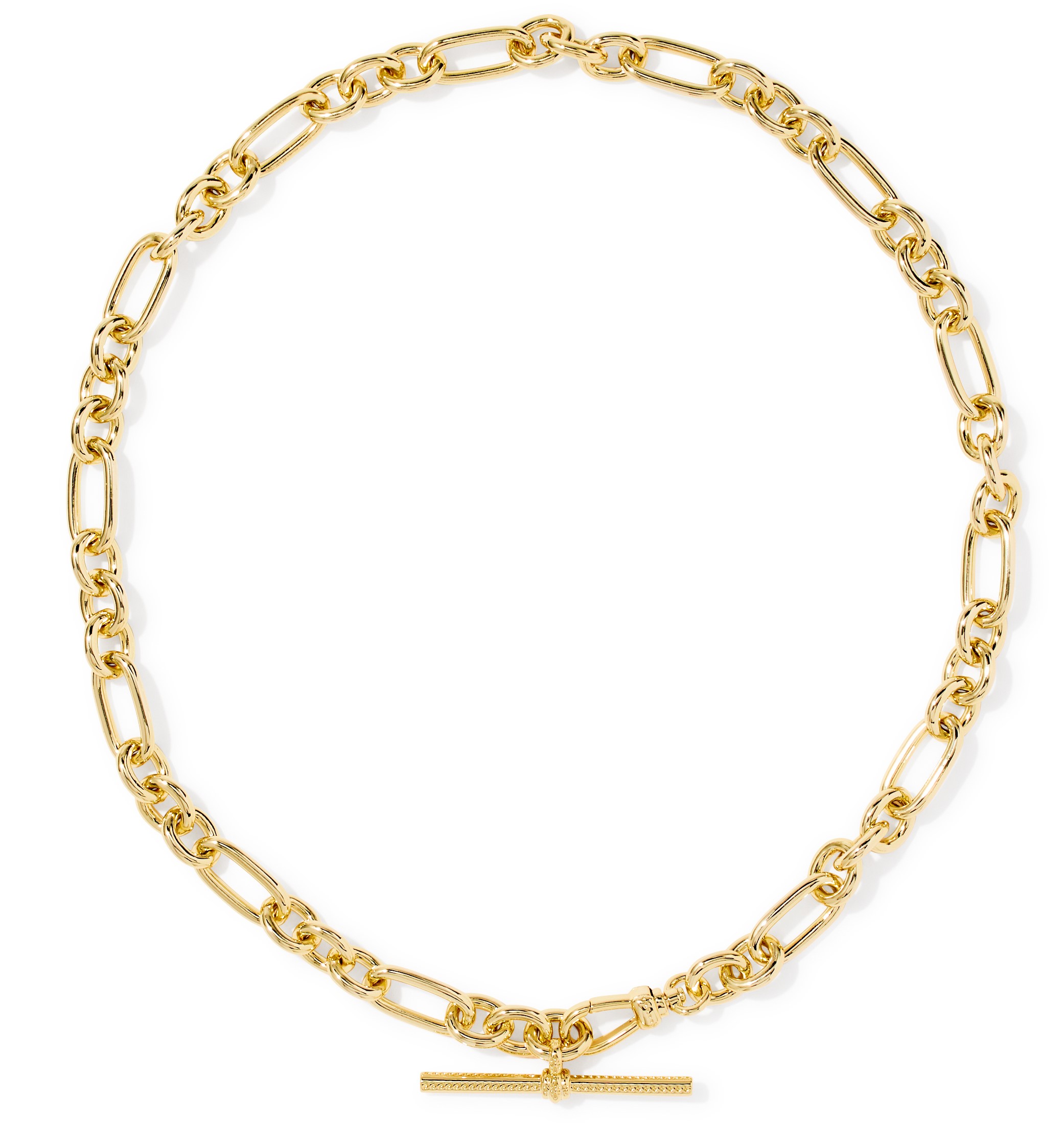 KENDRA SCOTT EMBRY GOLD TONE CHAIN NECKLACE