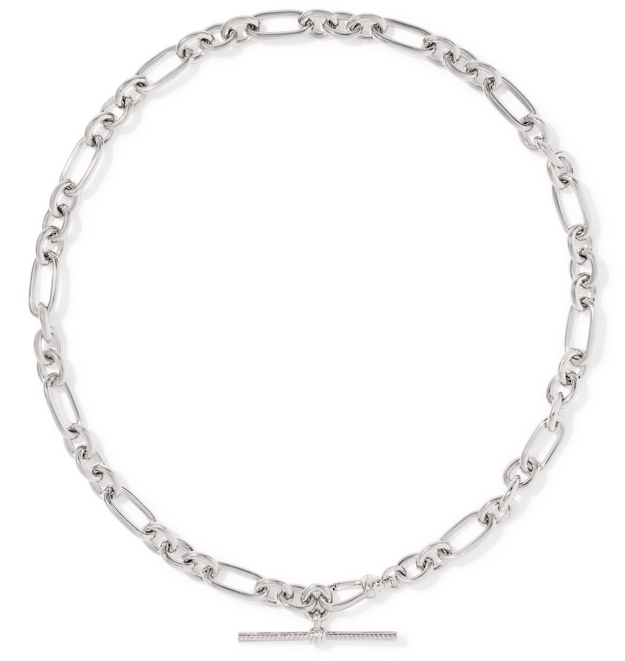 KENDRA SCOTT EMBRY RHODIUM CHAIN NECKLACE